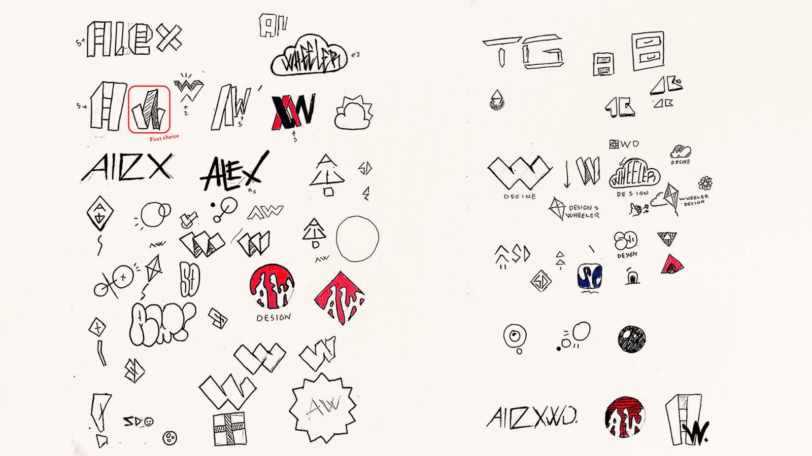 logo sketches